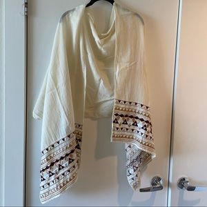 JCrew scarf shawl wool blend